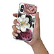 LaCoqueFrançaise Coque iPhone X/Xs anti-choc souple angles renforcés transparente Motif Fleurs roses pas cher