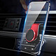 Avis Avizar Support voiture Smartphone Système aimanté Fixation grille d'aération - Rouge