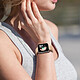 Avis Avizar Bracelet pour Xiaomi Mi Watch Lite / Redmi Watch Silicone Souple Premium Beige Ajustable par Bouton Pression