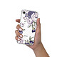 LaCoqueFrançaise Coque iPhone Xr anti-choc souple angles renforcés transparente Motif Pivoines Violettes pas cher