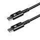 Xtorm Câble USB Type C Vers USB-C Power Delivery 100W Charge / Synchro 2m Noir Câble USB-C vers USB-C 1m