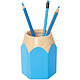 WEDO Pot à crayons 'PENCIL' Plastique Bleu clair Pot à crayons