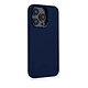 Avis Decoded Coque Compatible avec le MagSafe Silicone Antimicrobienne pour iPhone 14 Pro Bleu