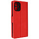 Avizar Étui pour Realme 9i 5G porte-carte support vidéo double languette  Rouge - Housse de protection spécialement conçue pour le Realme 9i 5G