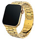 Avizar Bracelet pour Apple Watch 41mm / 40mm / 38 mm Maille Acier Inoxydable  doré - Un bracelet en acier inoxydable conçu pour Apple Watch Series 8 et 7 41mm / Series SE 2022, SE, 6, 5, et 4 40mm / Series 3, 2 et 1 38mm