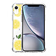 Avis Evetane Coque iPhone Xr anti-choc souple angles renforcés transparente Motif Citrons