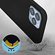 Avis Avizar Coque iPhone 13 Pro Silicone Semi-rigide Finition Soft-touch Noir
