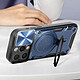 Avizar Coque MagSafe pour iPhone 15 Pro Protection Caméra intégrée  Bleu pas cher