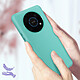 Acheter Avizar Coque pour Honor Magic 4 Lite Silicone Semi-rigide Finition Soft-touch Fine  Turquoise