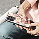 Acheter Avizar Coque Samsung Galaxy S21 Ultra Motif géométrique Cordon Amovible rose gold