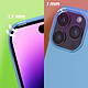 Moxie Coque pour iPhone 14 Pro Hybride Semi-rigide Fine Légère Intérieur Doux  bleu acier pas cher