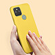 Avizar Coque Google Pixel 5 Silicone Semi-rigide Finition Soft Touch jaune pas cher