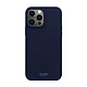 So Seven Coque pour iPhone 13 Pro Max SMOOTHIE RECYCLE Bleu Silicone et anti-tâche