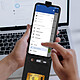 Avizar Étui pour Samsung Galaxy A03 Clapet Vertical Porte-carte Effet Cuir de Cheval  Noir pas cher