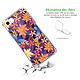 Avis LaCoqueFrançaise Coque iPhone 7/8/ iPhone SE 2020 anti-choc souple angles renforcés transparente Motif Fleurs violettes et oranges