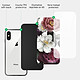 Acheter LaCoqueFrançaise Coque iPhone X/Xs Coque Soft Touch Glossy Fleurs roses Design
