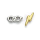 Harry Potter - Boucles d'oreille Éclair & lunettes Boucles d'oreille Harry Potter, modèle Éclair &amp; lunettes.