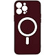 Avizar Coque MagSafe pour iPhone 13 Pro Max Soft Touch Finition Mate Bords Surélevés  bordeaux Coque MagSafe conçue spécialement pour votre Apple iPhone 13 Pro Max
