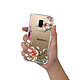 LaCoqueFrançaise Coque Samsung Galaxy A8 2018 anti-choc souple angles renforcés transparente Motif Amour en fleurs pas cher