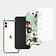 Avis LaCoqueFrançaise Coque iPhone 12 Mini Coque Soft Touch Glossy Fleurs vert d'eau Design