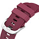 Avis Avizar Bracelet pour Honor Magic Watch 2 46mm Silicone Texturé Bordeaux