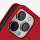 Acheter Avizar Housse Pour Apple iPhone 13 Pro Max Cuir premium Porte-carte Fonction Support vidéo  rouge