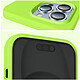 Acheter Moxie Coque pour iPhone 15 Pro Semi-rigide Intérieur Microfibre Vert Citron
