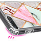 Acheter Avizar Coque Marbre iPhone 8 Plus et 7 Plus Hybride Coins Renforcés rose