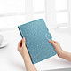 Acheter Avizar Étui iPad Mini 2021 à Paillettes Glitter Support Vidéo Avec Porte Carte - Bleu