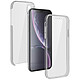 Avizar Coque Apple iPhone XR Protection 360° Silicone + Polycarbonate Transparent - Coque intégrale spécialement conçue pour Apple iPhone XR – Collection 360°