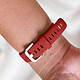 Avis Avizar Bracelet pour Huawei Watch Fit 2 Silicone Résistant Sangle à Trous  rouge