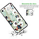 Avis LaCoqueFrançaise Coque iPhone 7/8/ iPhone SE 2020/ 2022 Coque Soft Touch Glossy Fleurs vert d'eau Design