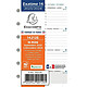 EXACOMPTA Recharge Exatime 14 semainier millésimé 2 pages par semaine 16 mois 126x81 mm Agenda scolaire