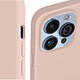 Acheter Avizar Coque pour iPhone 15 Pro Max Silicone Semi-rigide Finition Douce au Toucher Fine  Rose poudré