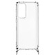Avizar Coque Galaxy S20 FE Anneau personnalisable avec bijou/Chaîne - Transparent Coque transparente conçu sur mesure pour Samsung Galaxy S20 FE