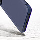 Avizar Housse Oppo Find X3 Lite Clapet translucide Miroir Support Vidéo violet pas cher