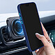Acheter Avizar Coque pour iPhone 15 Pro Max Bi-matière Bague Métallique Support Vidéo  Bleu