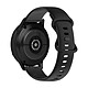 Avizar Bracelet pour Samsung Galaxy Watch Active 2 40mm Silicone Lisse Noir - Bracelet de montre spécialement conçu pour Samsung Galaxy Watch Active 2, 40mm