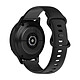 Avizar Bracelet pour Samsung Galaxy Watch Active 2 40mm Silicone Lisse Noir - Bracelet de montre spécialement conçu pour Samsung Galaxy Watch Active 2, 40mm