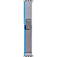 BigBen Connected Bracelet Trail pour Apple Watch 42-44-45-49mm Bleu Pourvu d'une languette et de bandes auto-agrippantes réglables, ce bracelet gris et rouge peut s'ajuster à tout poignet de 155 à 210mm de circonférence.
