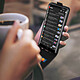 Acheter Avizar Étui Samsung Galaxy A10 Effet Lisse Clapet Vertical Porte-carte Noir