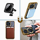 Avis Avizar Coque MagSafe pour iPhone 15 Pro Silicone Protection Caméra  Contour Chromé Or
