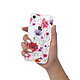 Evetane Coque iPhone 7/8/ iPhone SE 2020/ 2022 silicone transparente Motif Fleurs Multicolores ultra resistant pas cher