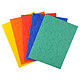 EXACOMPTA Paquet de 25 Chemises Lustro-Carte 225gm2 - 24x32cm - Couleurs assorties Chemise/Sous-dossier