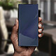 Acheter Avizar Housse Samsung Galaxy Note 20 Ultra Clapet translucide Miroir Support Vidéo Noir