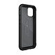 Raptic Coque pour iPhone 12 mini Mince et Élégante Noir Doublure intérieure en caoutchouc doux