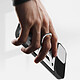 Acheter Avizar Coque Antichoc pour iPhone 15 Pro Max Cache Caméra Coulissant Bague argent