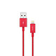 Moshi Câble Integra USB vers Lightning Rouge Câble avec connecteur USB vers Lightning renforcé et tressé