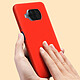 Avizar Coque Xiaomi Mi 10T Lite Silicone Gel Semi-rigide Finition Soft Touch rouge pas cher