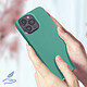 Acheter Avizar Coque pour iPhone 14 Pro Silicone Semi-rigide Finition Soft-touch Fine  turquoise